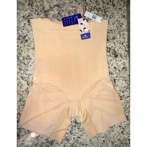 Honeylove SuperPower Short Shapewear Sand Beige Size 2X NWT + Straps HLSW03